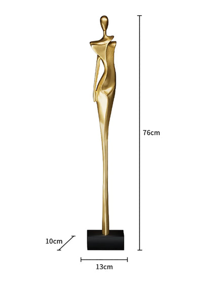 Home Decor Luxury Figure Abstract Art Sculpture Decorations,Vertical High Living Room Entrance,Hotel Statue Decoration Resin