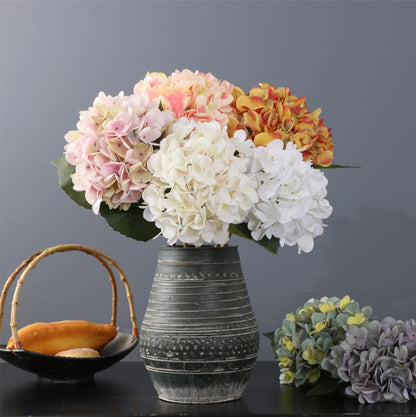 1 bouquet Artificial Silk Peony Hydrangea Flower Home Wedding Party Birthday New Year Valentines Day Floral Decor