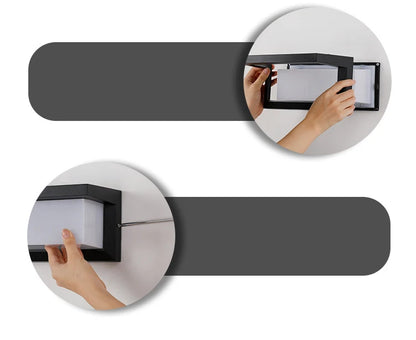 Motion Sensor Outdoor Wall Light LED Security Light Radar Sensor Waterproof IP65 Exterior Wall Sconce Porch Light Patio Light Garden Light Garage Light Front Door Light 20W AC 85-265V Auto On Off Dusk to Dawn