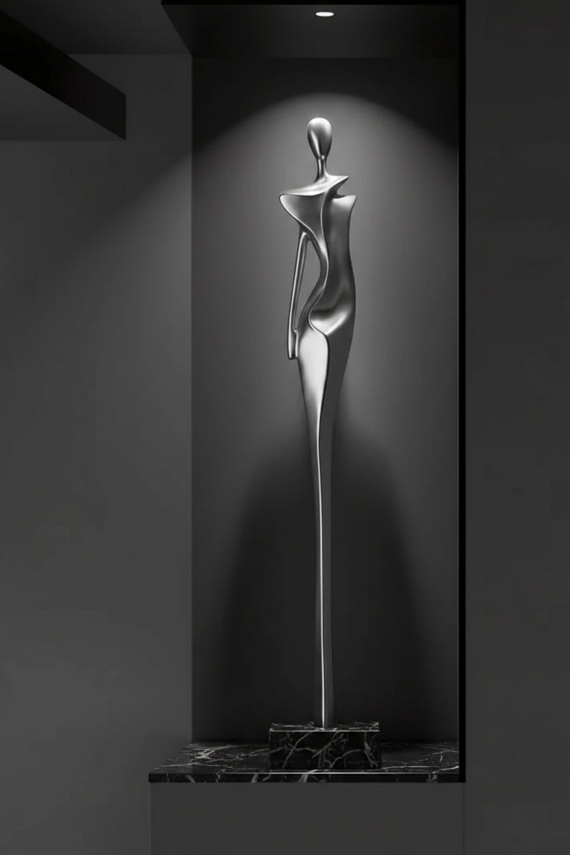 Home Decor Luxury Figure Abstract Art Sculpture Decorations,Vertical High Living Room Entrance,Hotel Statue Decoration Resin