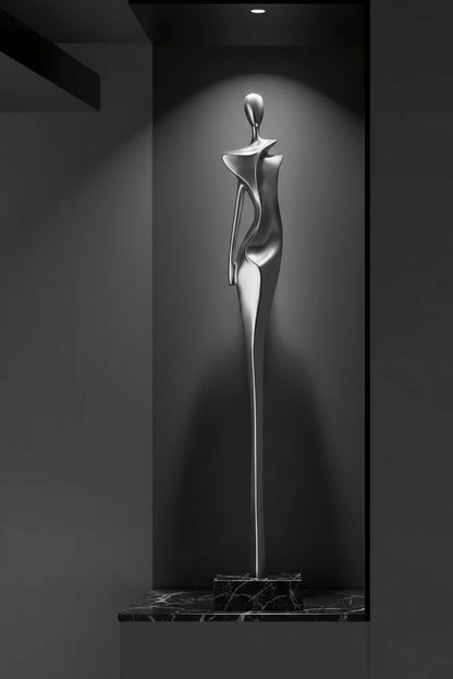 Home Decor Luxury Figure Abstract Art Sculpture Decorations,Vertical High Living Room Entrance,Hotel Statue Decoration Resin