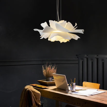 Scandinavia Flower Suspension Acrylic Pendant Lamp Ceiling Chandelier Hanging Light for Kitchen Living Room Bedroom