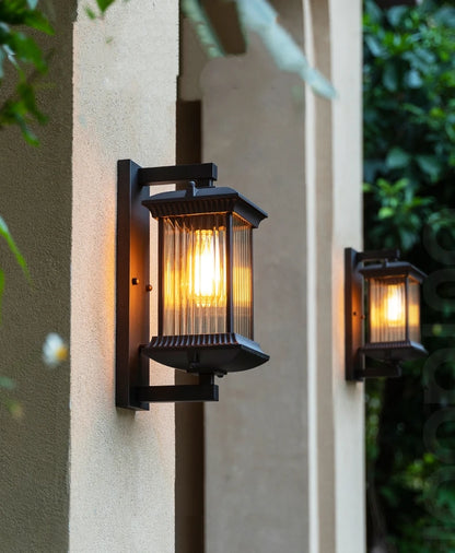 Outdoor Wall Lamp Metal Waterproof Outside Wall Lights AC90-260V Exterior Wall Lighting for Hotel Villa Big Porch Garden Gate