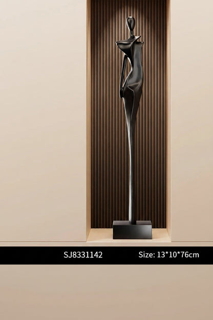 Home Decor Luxury Figure Abstract Art Sculpture Decorations,Vertical High Living Room Entrance,Hotel Statue Decoration Resin
