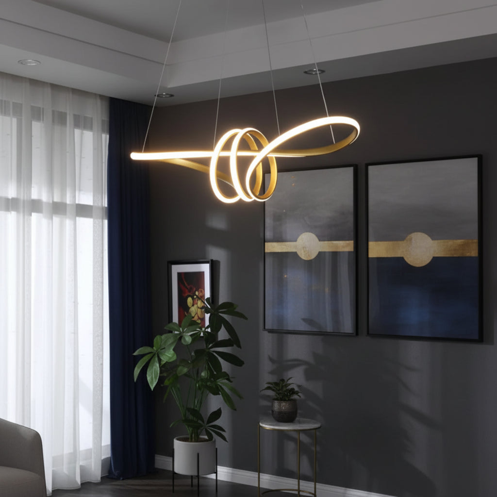 Modern Kitchen Island Pendant Lights Bar Table Dining Room Decor Hanging Lights Remote Dimming Kitchen Led Cord Pendant Lamp
