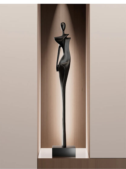Home Decor Luxury Figure Abstract Art Sculpture Decorations,Vertical High Living Room Entrance,Hotel Statue Decoration Resin