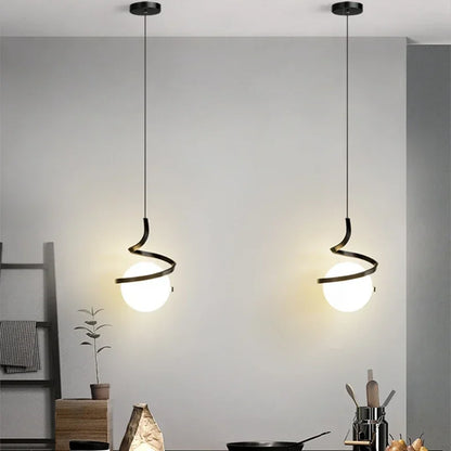 Nordic LED Pendant Light Bedroom bedside hanging line light For Living Home Decoration Dining Table Hanging Lamp Indoor lighting