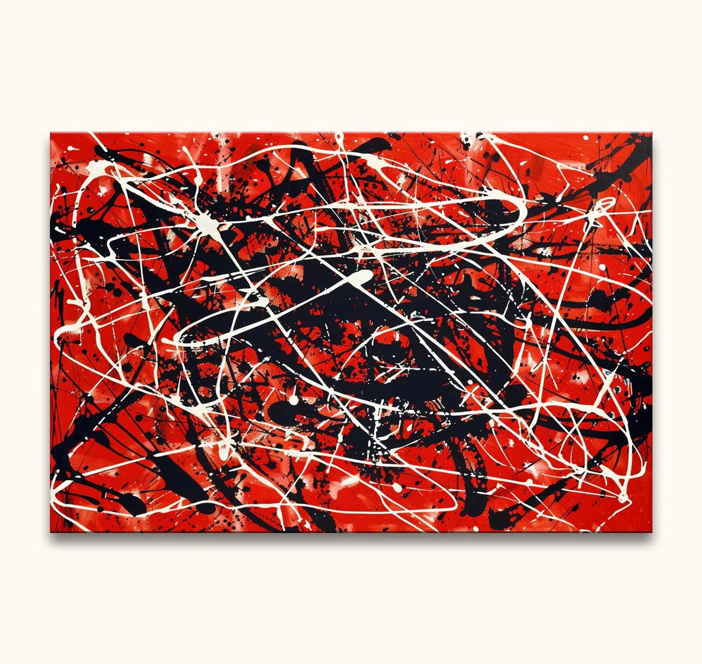 Copy Pollock OIl Paintings Hand-painted Abstract Pictures Paintings On Canvas Large Bedroom Decoration Wall Art Unframed