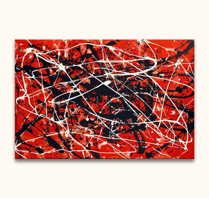 Copy Pollock OIl Paintings Hand-painted Abstract Pictures Paintings On Canvas Large Bedroom Decoration Wall Art Unframed