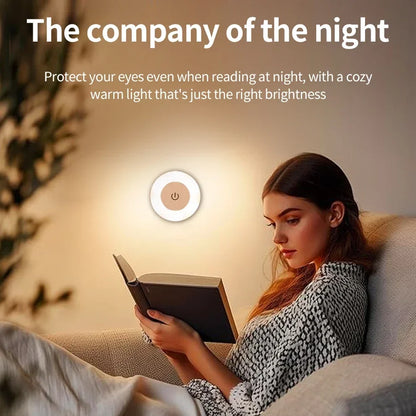 Luxury Touch LED Night Light Rechargeable Wireless Wall Sconce for Bedroom Closet Cabinet Living Room Hallway Nursery Warm White Dimmable Puck Light Battery Operated Tap Light Under Cabinet Stairway Wardrobe Bathroom Kitchen Home Décor