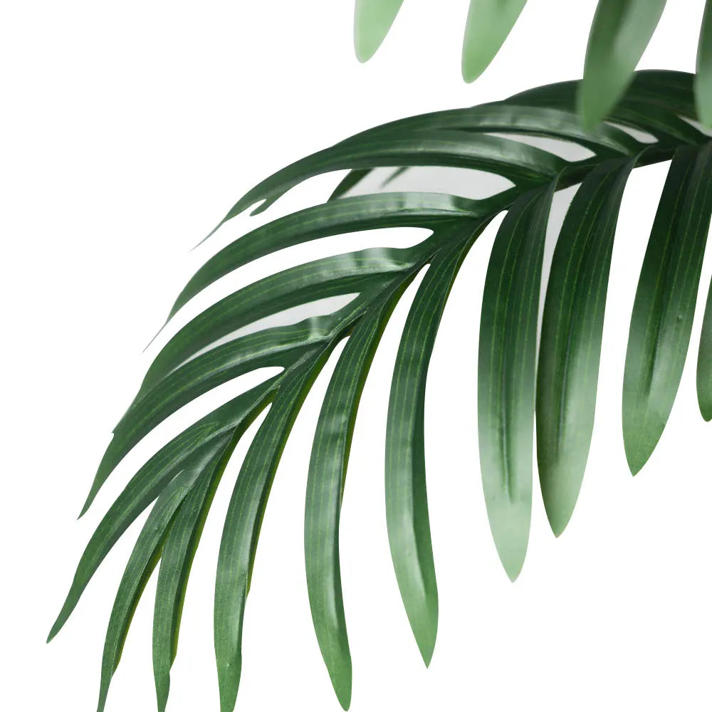 90-120cm Large Artificial Palm Tree Tropical Fake Plants Green Plastic Palm Leafs Big Monstera Tree Branch For Home Garden Decor