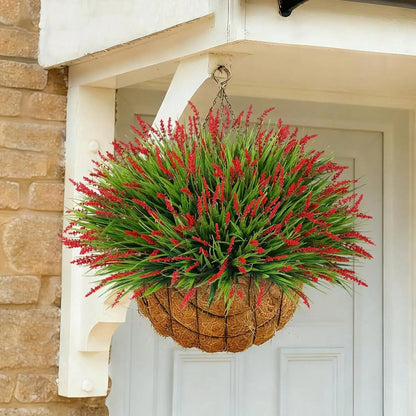Artificial Plastic Lavender Flower Plant Wedding Bridal Bouquet Holiday Decor Vase Home Table Ourdoor Yard Party DIY Decor Props