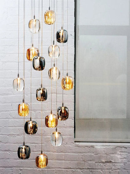 Modern Nordic LED Crystal Chandelier Luxury Pendant Light For Living Room Bedroom Dining Room Attic Kitchen Home Lustre Lamp