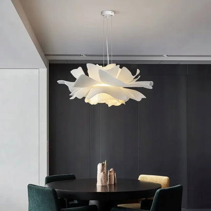 Scandinavia Flower Suspension Acrylic Pendant Lamp Ceiling Chandelier Hanging Light for Kitchen Living Room Bedroom