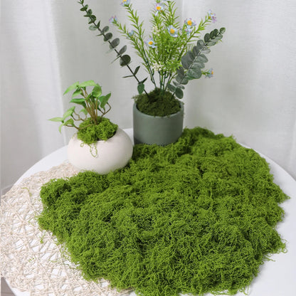 30/50/100G Green Artificial Plants Moss Grass for Home Room Decor Garden Decoration Mini Landscape Fake Flower Crafts Ornament