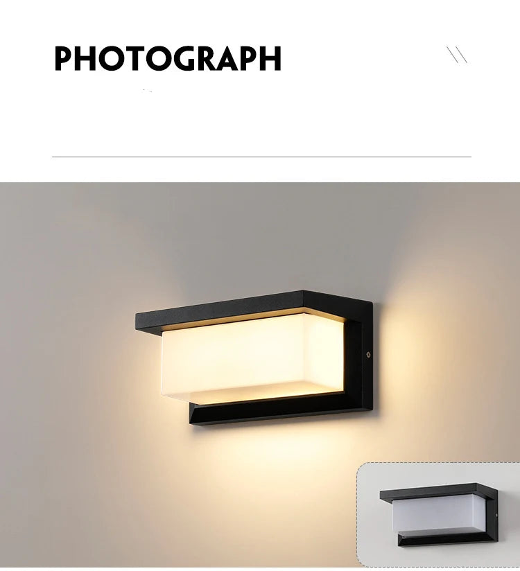 Motion Sensor Outdoor Wall Light LED Security Light Radar Sensor Waterproof IP65 Exterior Wall Sconce Porch Light Patio Light Garden Light Garage Light Front Door Light 20W AC 85-265V Auto On Off Dusk to Dawn