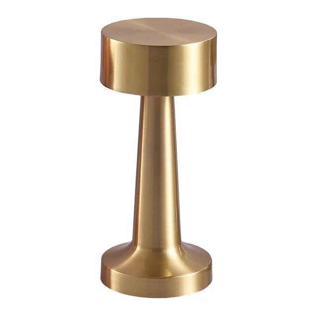 Retro Table Lamp Metal Touch Decor for Bar Coffee Restaurant Decoration Light Desk LED Rechargeable Night Light Bedroom Decor