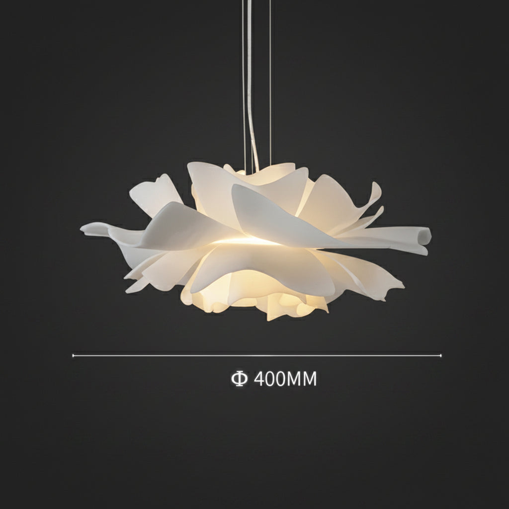 Scandinavia Flower Suspension Acrylic Pendant Lamp Ceiling Chandelier Hanging Light for Kitchen Living Room Bedroom
