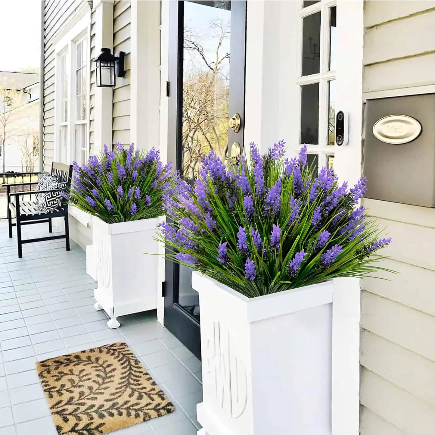 Artificial Plastic Lavender Flower Plant Wedding Bridal Bouquet Holiday Decor Vase Home Table Ourdoor Yard Party DIY Decor Props
