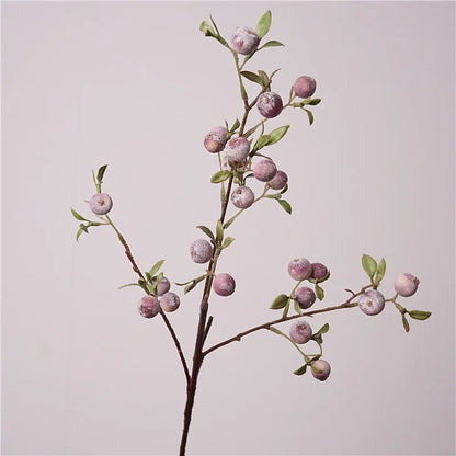 gardening fruit ornaments, long branches with frost, small apples fun plants, Christmas festive flower arrangement customization