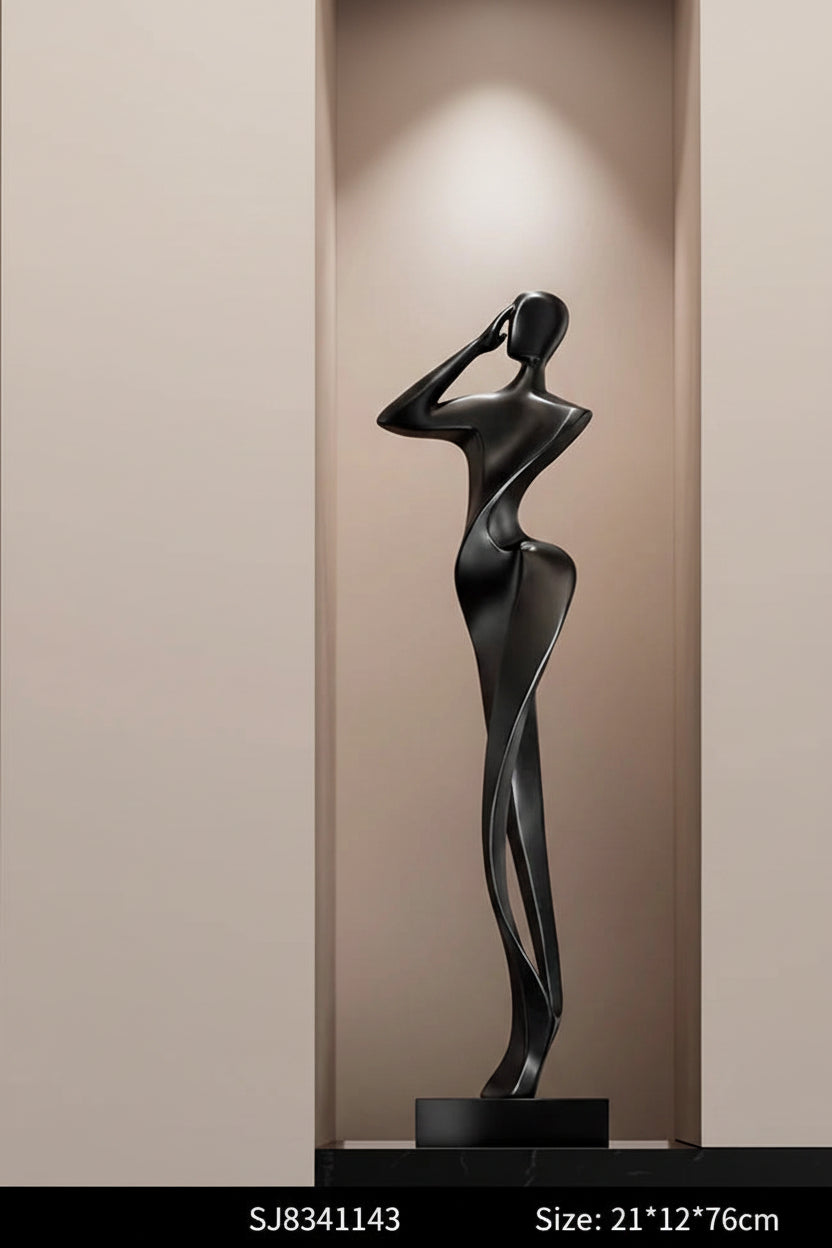 Home Decor Luxury Figure Abstract Art Sculpture Decorations,Vertical High Living Room Entrance,Hotel Statue Decoration Resin